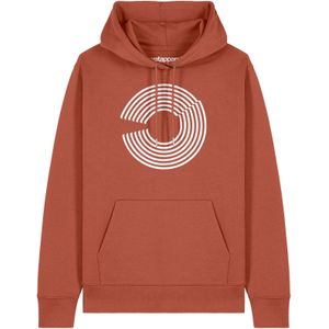 Watapparel Sweatshirt 'Abstract 01'  roestbruin / wit