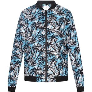 ALEKO Tussenjas  hemelsblauw / zwart / wit