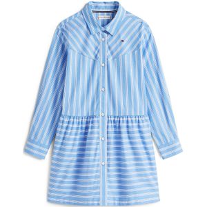 TOMMY HILFIGER Jurk  lichtblauw / wit
