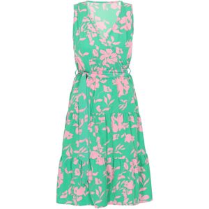 ebeeza Jurk 'Spring Summer'  limoen / rosa