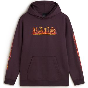 VANS Sweatshirt 'Inferno'  donkergeel / oranje / bloedrood / wijnrood