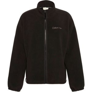 Calvin Klein Jeans Fleece jas  zwart