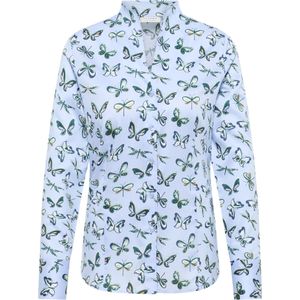 Eterna - Overhemdblouse - Lichtblauw - Regular fit - EASY IRON