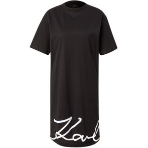Karl Lagerfeld Jurk  zwart / wit