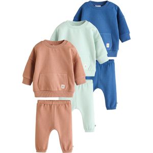 Next Set  beige / blauw / pastelgroen