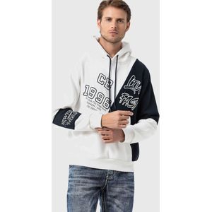 CIPO & BAXX Sweatshirt  zwart / offwhite