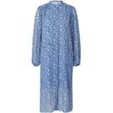 SECOND FEMALE Blousejurk 'Aronia'  navy / lichtblauw