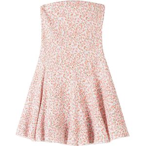 Bershka Zomerjurk  olijfgroen / sering / pink / wit