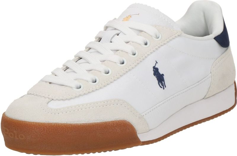 Polo Ralph Lauren - Sneakers Laag - Beige - Donkerblauw - Wit