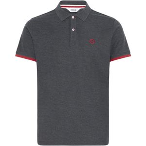 !Solid Shirt 'Benjamin'  navy / rood