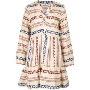 happy girls Jurk  beige / blauw / rosa / rood