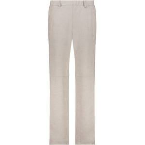 monari - Broek - Greige - Imitatieleder - Lang/maxi - Regular Fit