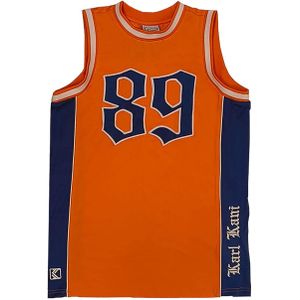 Karl Kani Tricot 'Og Block'  navy / oranje / wit