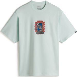 VANS Shirt 'Skull Window'  mintgroen / zwart