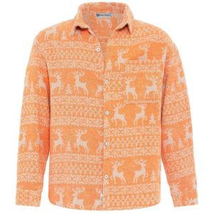 Dandalo Overhemd  lichtbeige / oranje