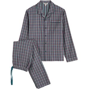 Seasalt Cornwall Pyjama lang 'Netter'  blauw / grijs / donkerrood