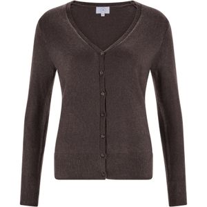 CASH-MERE.CH Gebreid vest  taupe