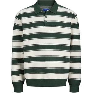 JACK & JONES Trui 'JORNOSTALGIA'  groen / wit