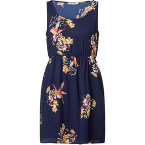 ABOUT YOU Zomerjurk 'Viveka'  lichtblauw / donkerblauw / geel / rood