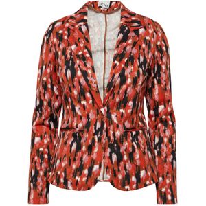 ICHI Blazers 'Kate'  beige / rood / zwart
