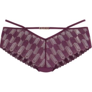 Lascana - Hipster - Aubergine - Aansluitend - Katoenen Kruisje