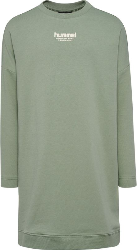 Hummel Jurk  lichtbeige / groen
