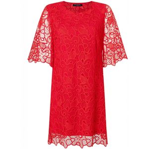 Ana Alcazar Cocktailjurk 'Zafora'  rood