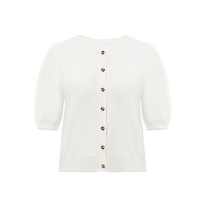 Imily Bela Gebreid vest  wit