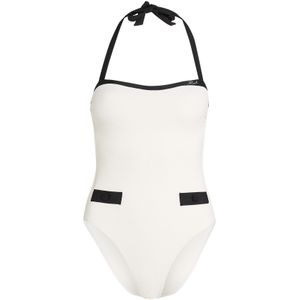 Karl Lagerfeld Badpak  zwart / wit