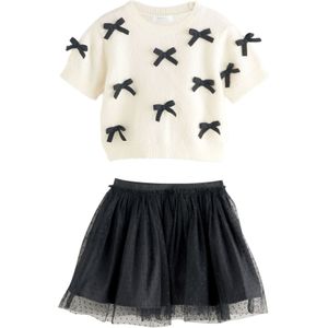 Next Set  ecru / zwart