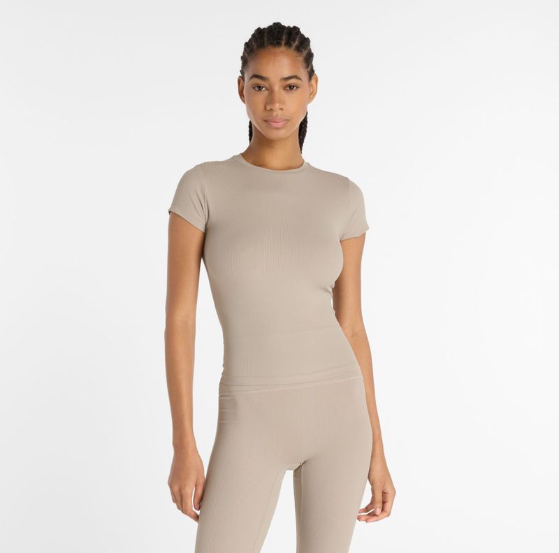 new balance Functioneel shirt  ecru