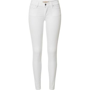 Stretchbroeken - Effen - Denim - Mid Waist - 7/8 Lengte - Skinny Pasvorm