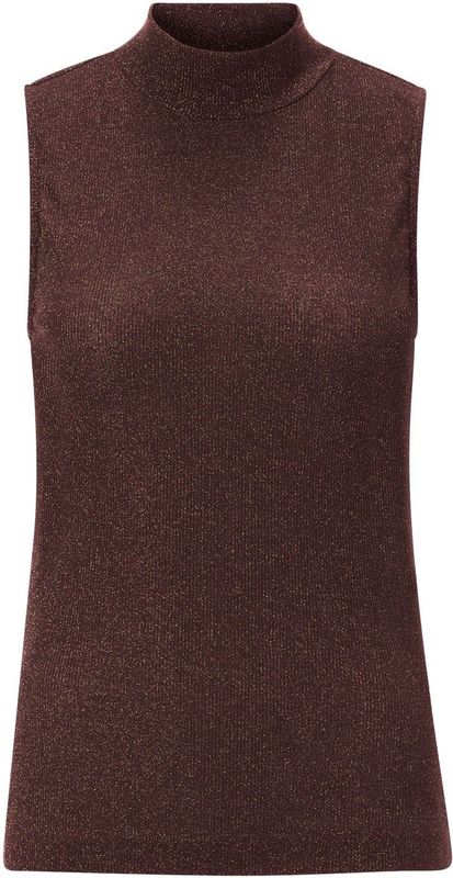 Rich & Royal Gebreide top  chocoladebruin