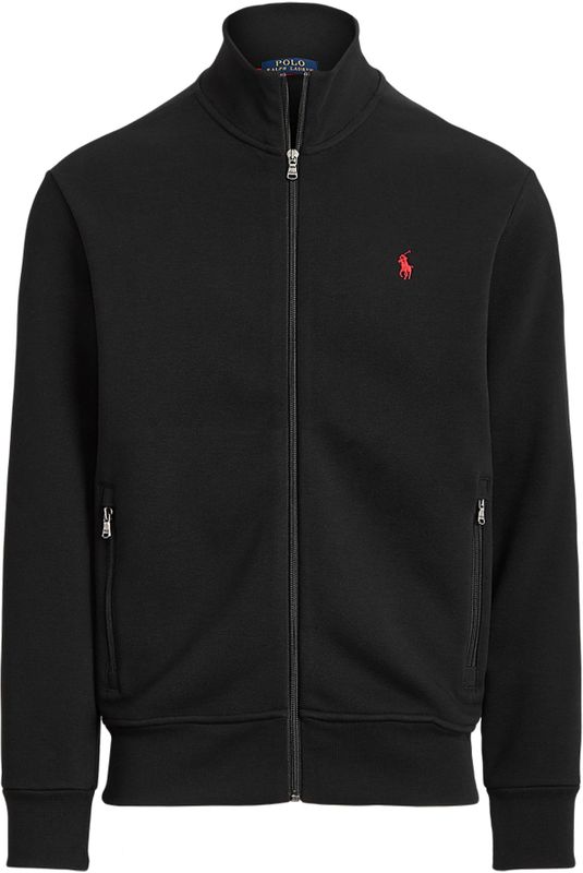 POLO RALPH LAUREN - Sweater met Rits - Zwart - Katoen