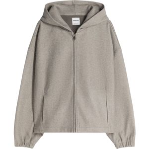 Bershka Sweatvest  donkerbeige