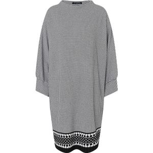 Ana Alcazar Jurk 'Asimi'  zwart / wit