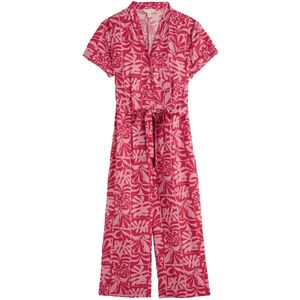 Seasalt Cornwall Jumpsuit 'Treen Cove'  pitaja roze / donkerroze