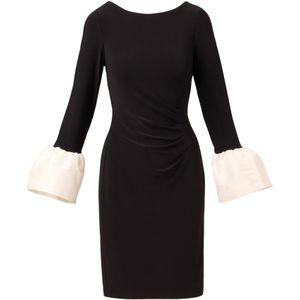 Adrianna Papell Cocktailjurk 'Short Dress with Cuff Detail'  zwart