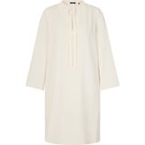 JOOP! - Model 'Darcy' - Knielange Jurk - Druppelvormige Hals - Lange Mouwen