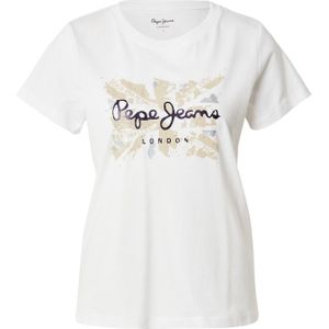Pepe Jeans - PL5000046 - T-shirt - Wit - Katoen - Korte Mouwen