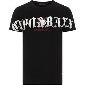 CIPO & BAXX Shirt  rood / zwart / wit