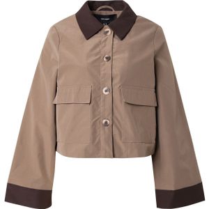 VERO MODA Tussenjas 'VMVIC'  brokaat / donkerbruin