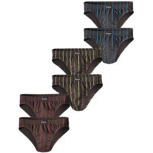 Le Jogger - Slip - Katoen-Stretchkwaliteit - Grijs - Set van 6 Stuks