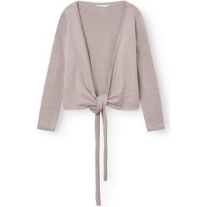 rethinkit studios Gebreid vest 'Keep Me'  donkerbeige