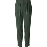 Tapered fit stoffen broek met viscose, model 'LEROY'
