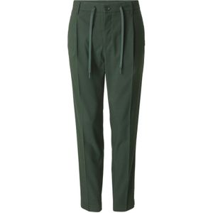 Tapered fit stoffen broek met viscose, model 'LEROY'
