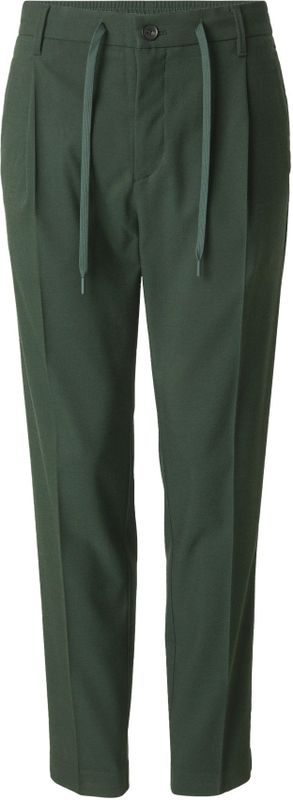 Tapered fit stoffen broek met viscose, model 'LEROY'