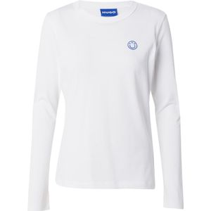 HUGO - Daliria - T-shirt - Blauw - Katoen