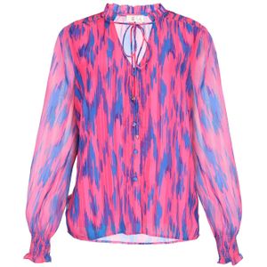 IZIA Blouse  indigo / pink