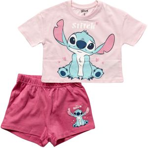 DISNEY Nachtkledij 'Lilo & Stitch'  lichtblauw / mauve / rosa / donkerroze